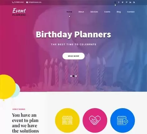 Event Planners Pro - Event Agency WordPress theme