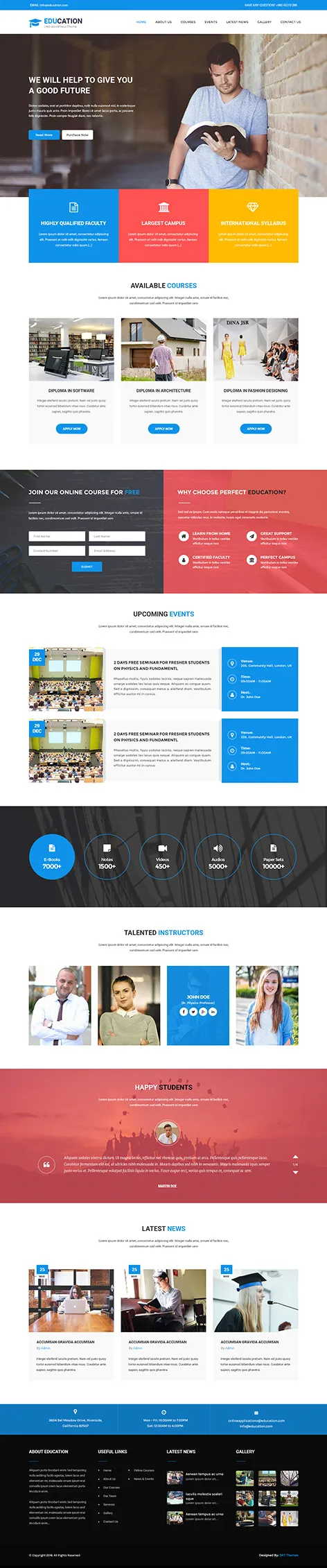 LMS WordPress theme