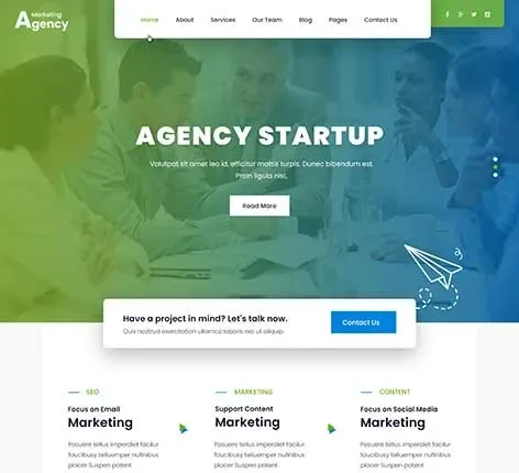 Marketing Agency WordPress theme