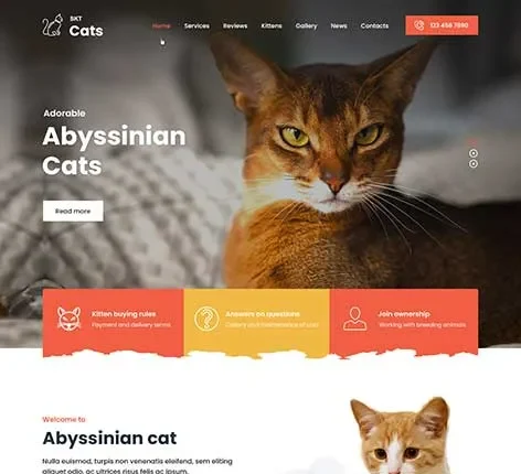 SKT Cats - Cat Breeding WordPress Theme