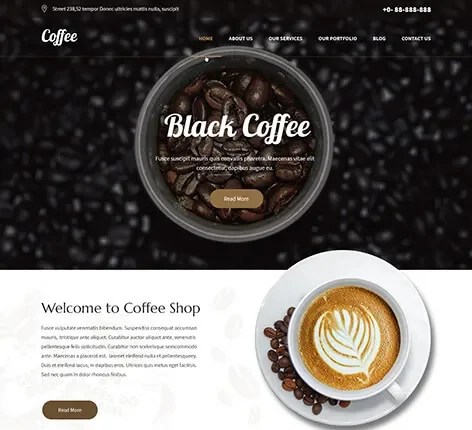 SKT Cafe Pro - Coffee Shop WordPress theme