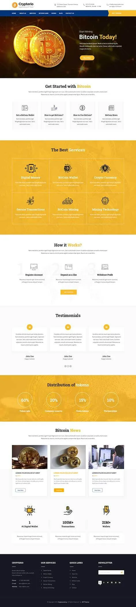 Cryptocurrency - Crypto WordPress theme