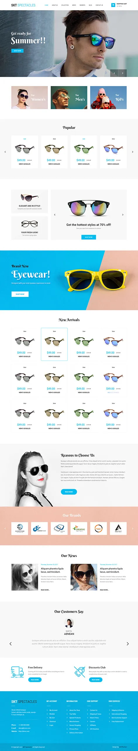 eye care WordPress theme