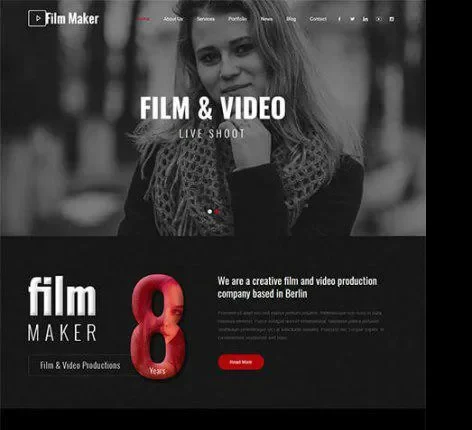 SKT Filmmaker - Free Video WordPress theme