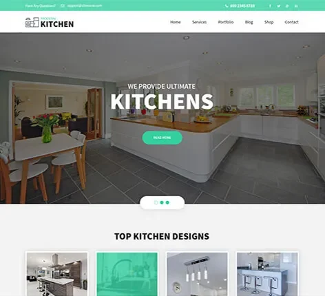 Kitchen Design Pro - Kitchen Design WordPress theme