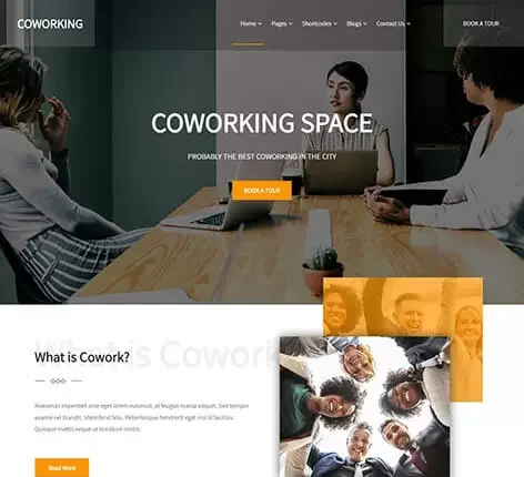 CoWorking - Office WordPress Theme for Business and Corporate Sites, Fantasy WordPress Theme