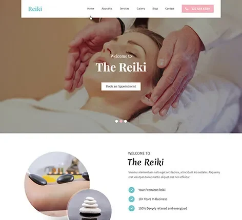 Reiki Pro - Physical Therapy WordPress Theme