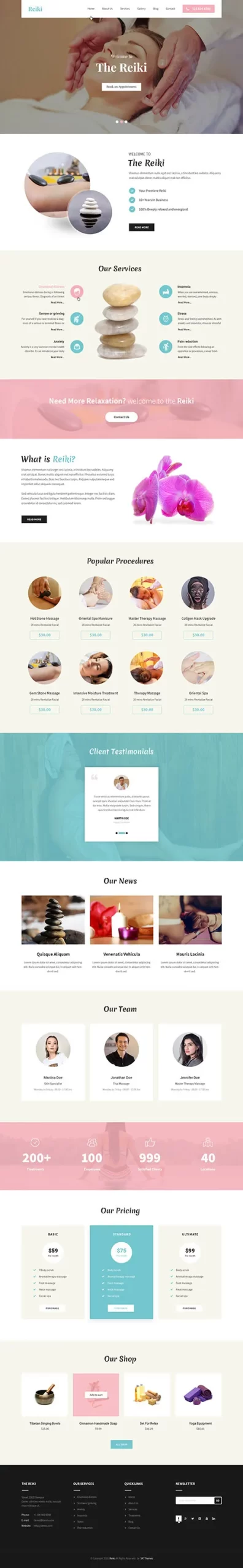 physical therapy wordPress theme