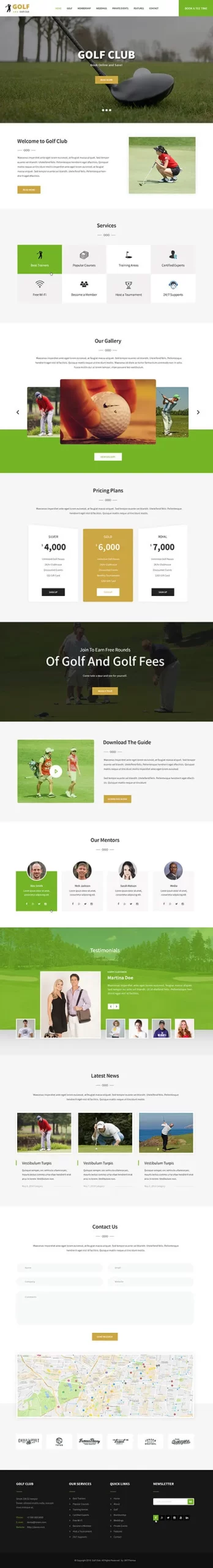 sports team WordPress theme