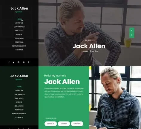 vCard WordPress Theme for Digital Resumes and Personal Portfolios
