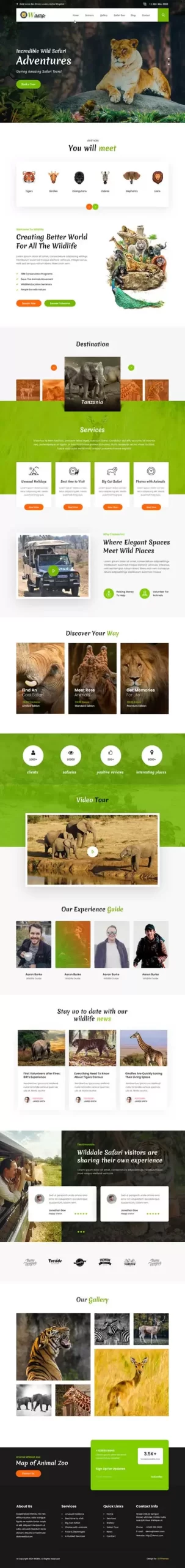 zoo WordPress theme