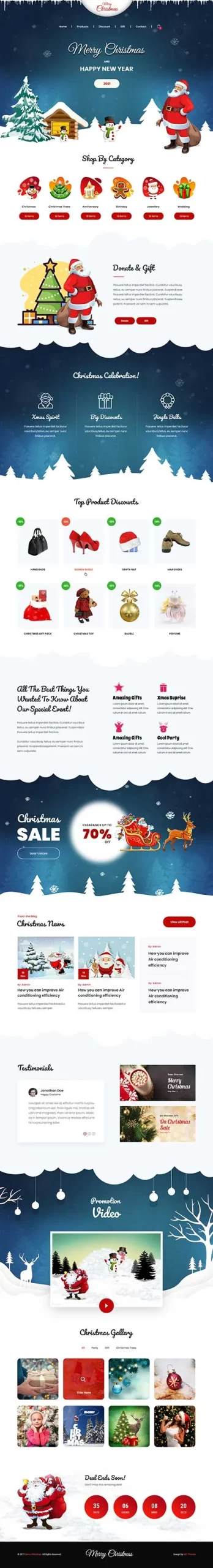 Christmas WordPress theme