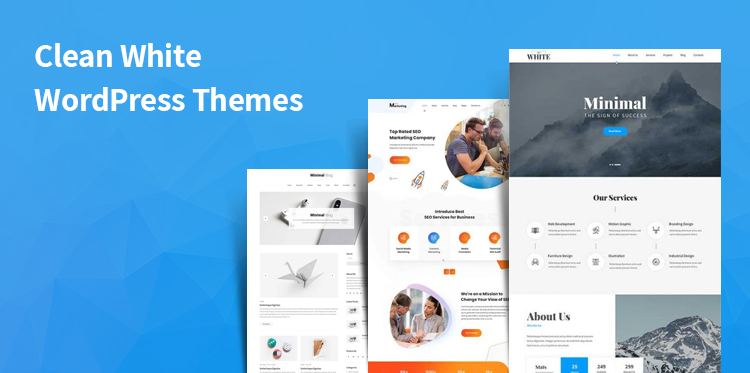 16 Clean White WordPress Themes to Build Lightweight Minimalist Website