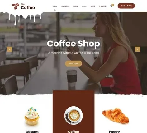 Coffee Shop - Coffee WordPress Theme
