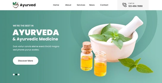 Ayurvedic Medicine WordPress Theme