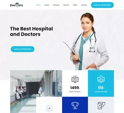 GB Doctor - Medical Clinic WordPress Theme