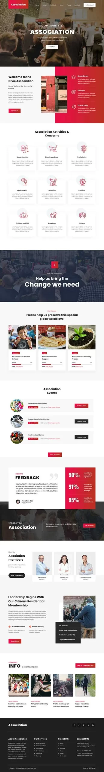 association WordPress theme