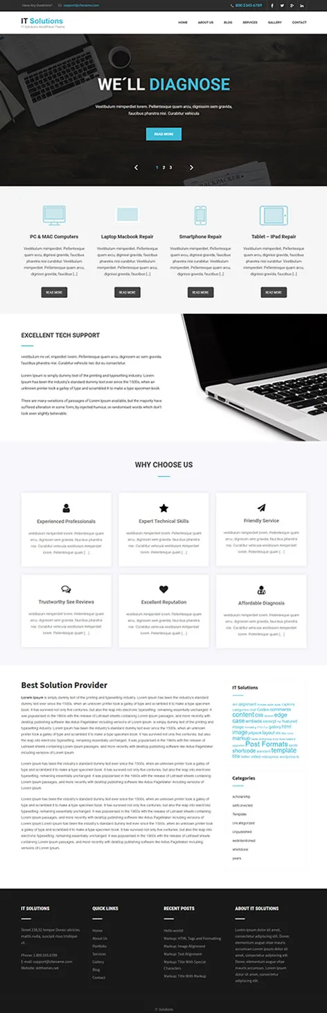 SKT Software - Free Software WordPress theme