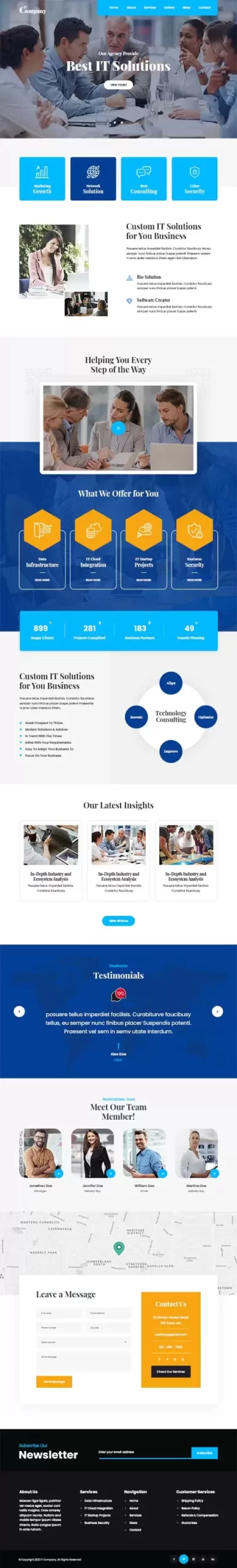 IT Services WordPress theme