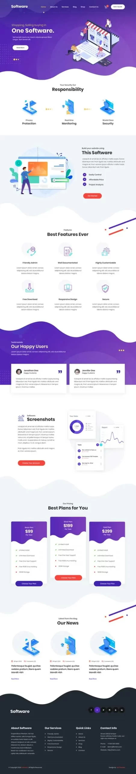 IT Startups WordPress theme