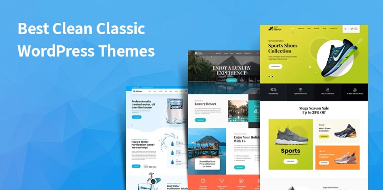 16 Clean Classic WordPress Themes to Make Site Clutter-Free & Responsive