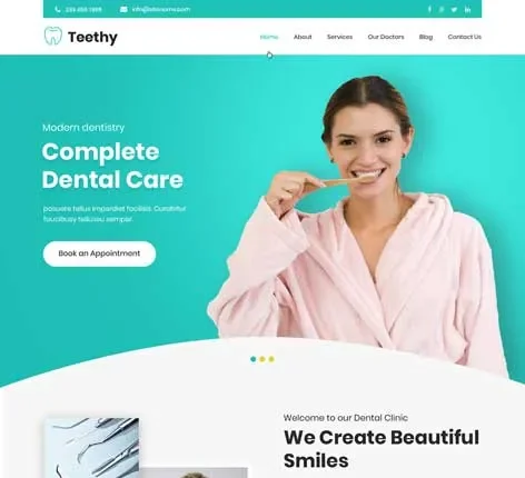 Teethy - Medical WordPress Theme