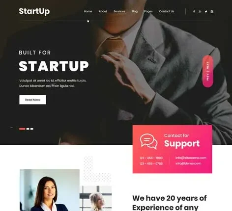 SKT Enterprise Pro - StartUp WordPress Theme