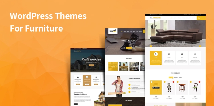 13 Stunning Homepages WordPress Themes for Furniture - SKT