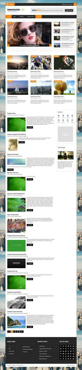 WordPress news theme free