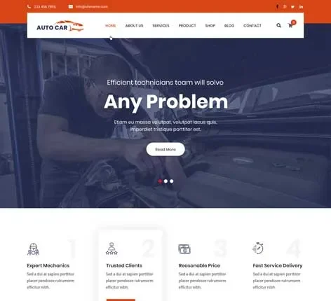Auto Car - car dealer WordPress theme