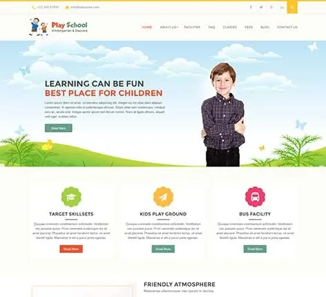 Play School - Education WordPress theme