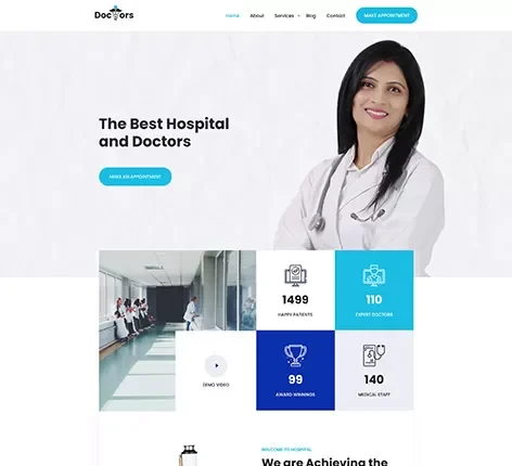 SKT GB Doctor - Free Medical Clinic WordPress Theme
