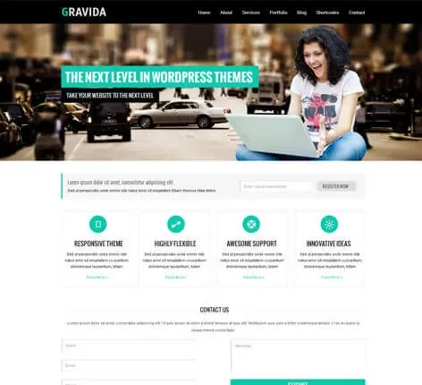 Gravida - Web Solutions WordPress Theme
