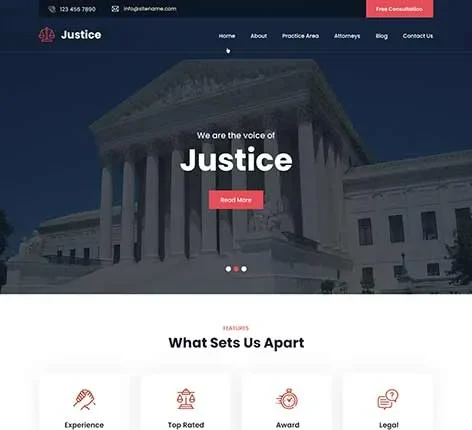Lawzo - lawyer base WordPress theme