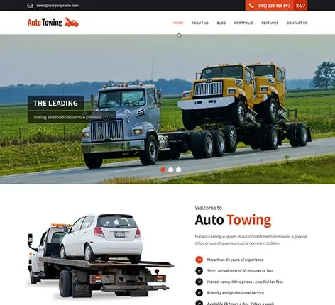 Towing - Towing WordPress theme