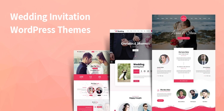 wedding invitation WordPress themes