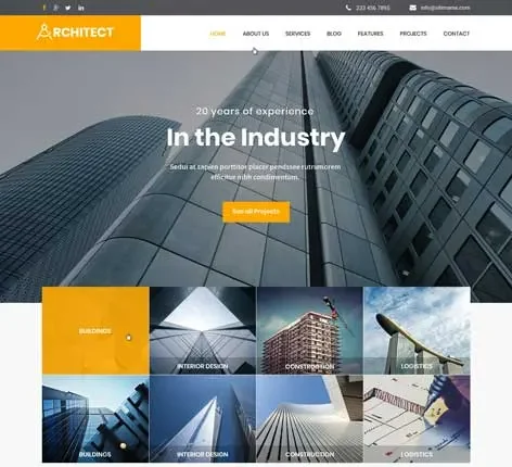 SKT Architect Pro - Architect WordPress theme