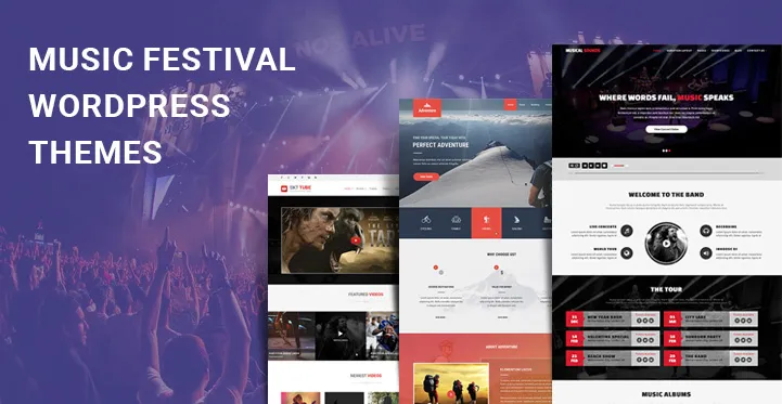 Music Festival WordPress Themes