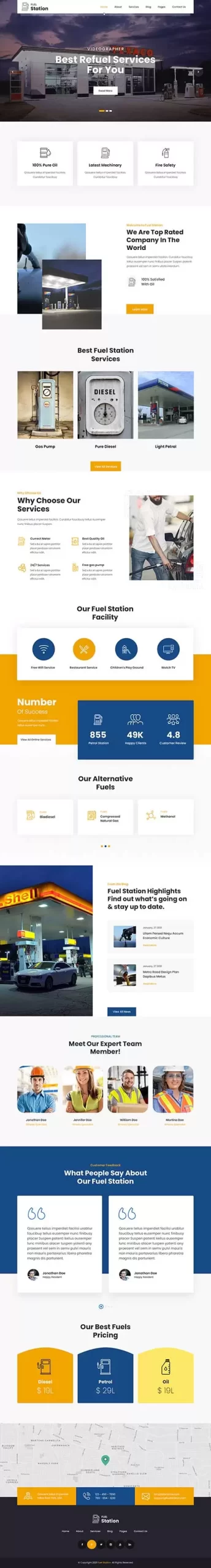 petroleum WordPress theme