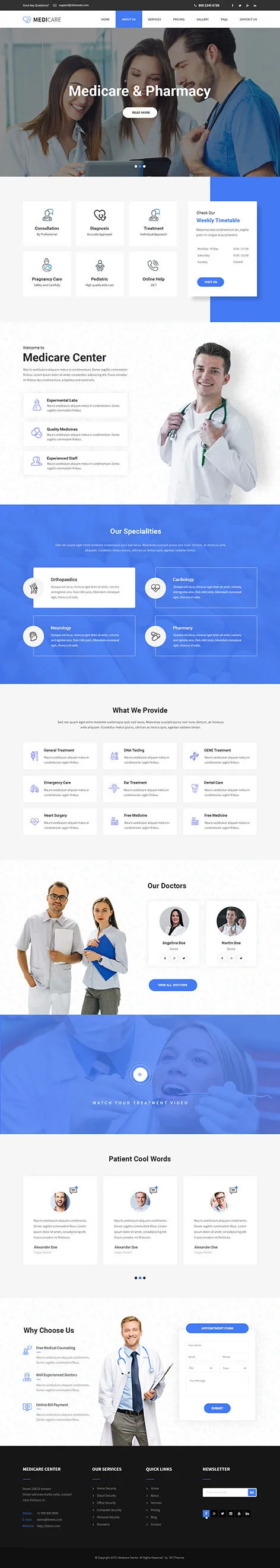 Medicare Pro - Wellness WordPress theme