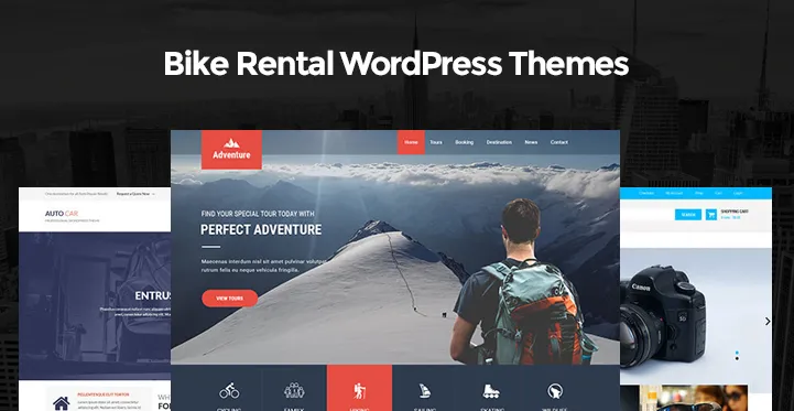 12 Bike Rental WordPress Themes for Bike and Car Rental Websites