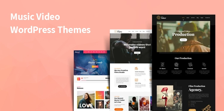 music video WordPress themes