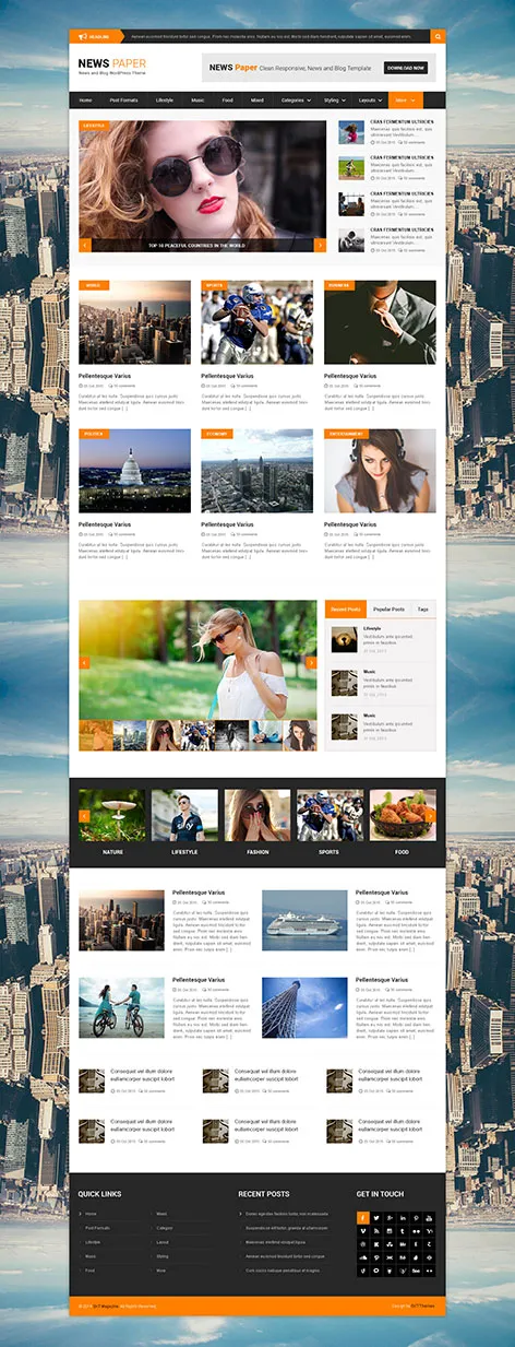 NewsPaper WordPress theme