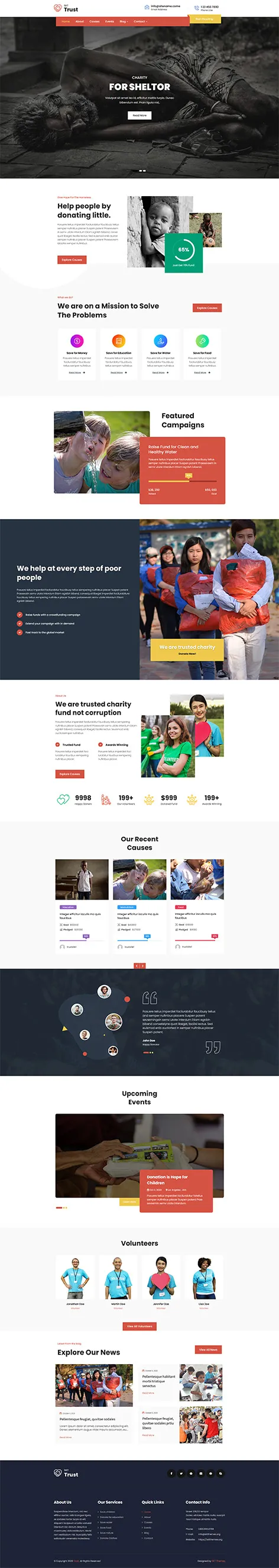 non profit WordPress theme