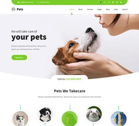 Ele Pet - Pet Care WordPress theme