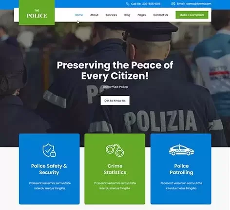 SKT Police - Police WordPress Theme