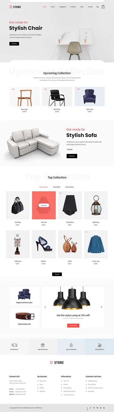 products WordPress theme