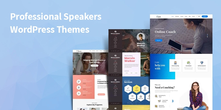 WordPress themes for professional speakers