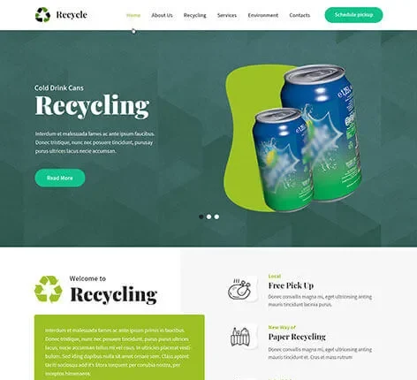SKT Recycle - Green Business WordPress theme