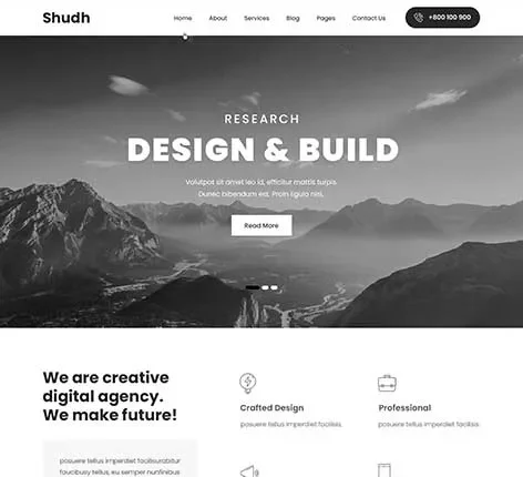 Shudh Pro - Minimal WordPress Theme